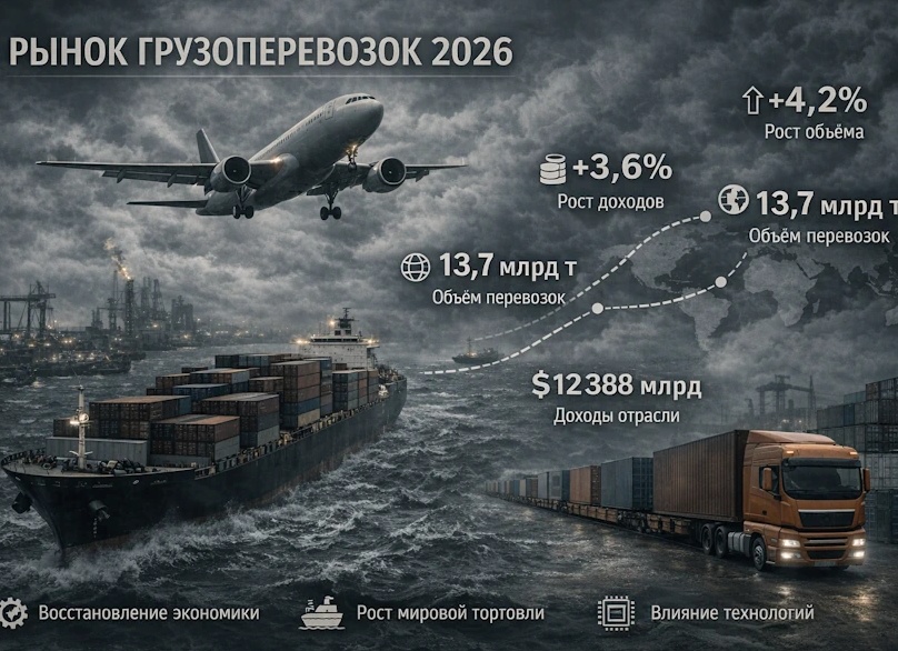 Рынок грузоперевозок 2026: что сейчас происходит в логистике