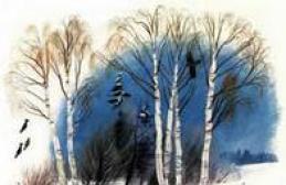 Михаил Пришвин: Птицы под снегом Как нарисовать птицы под снегом м пришвин